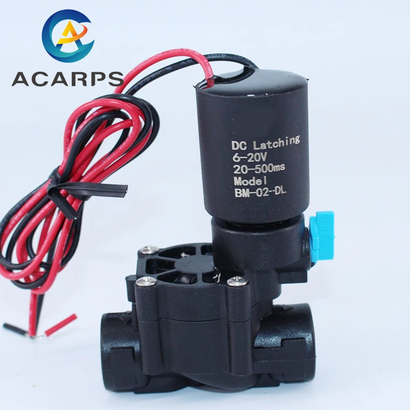 

3/8" 1/2" Irrigation Water Latching Solenoid Valve For Landscape Agriculture 220VAC 12VDC 24VAC 24VDC Normally Closed