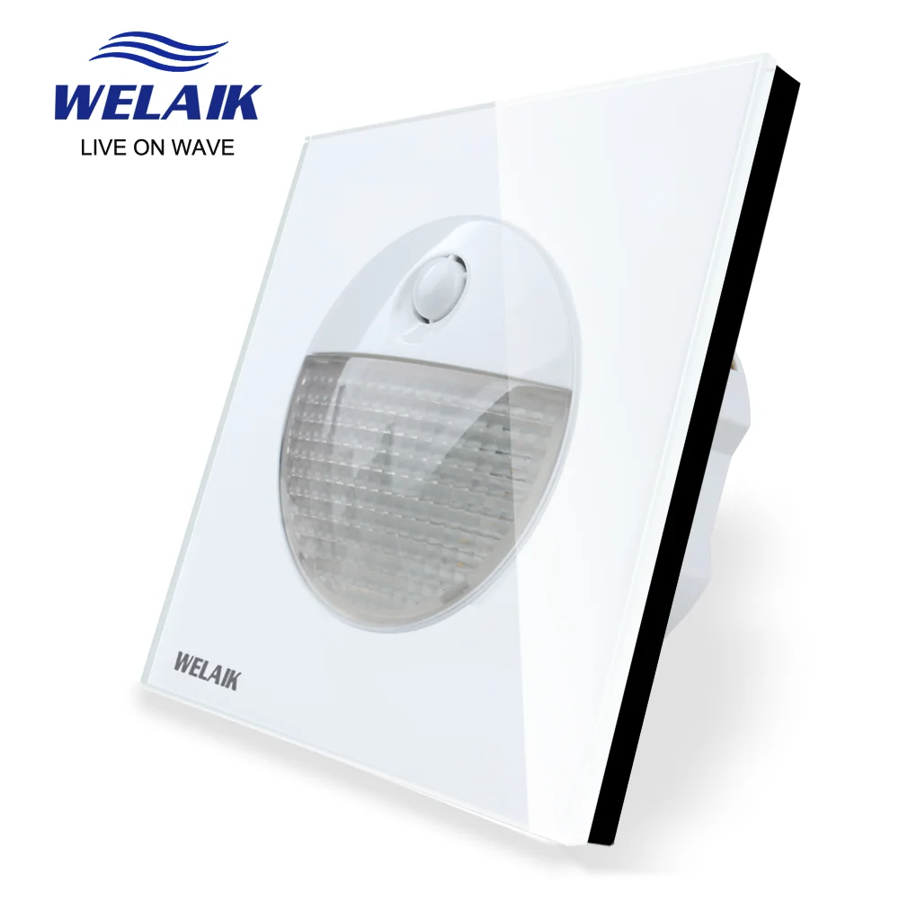 

WELAIK Glass-Panel Foot-light UK-Standard AC110~250V B18DJDW