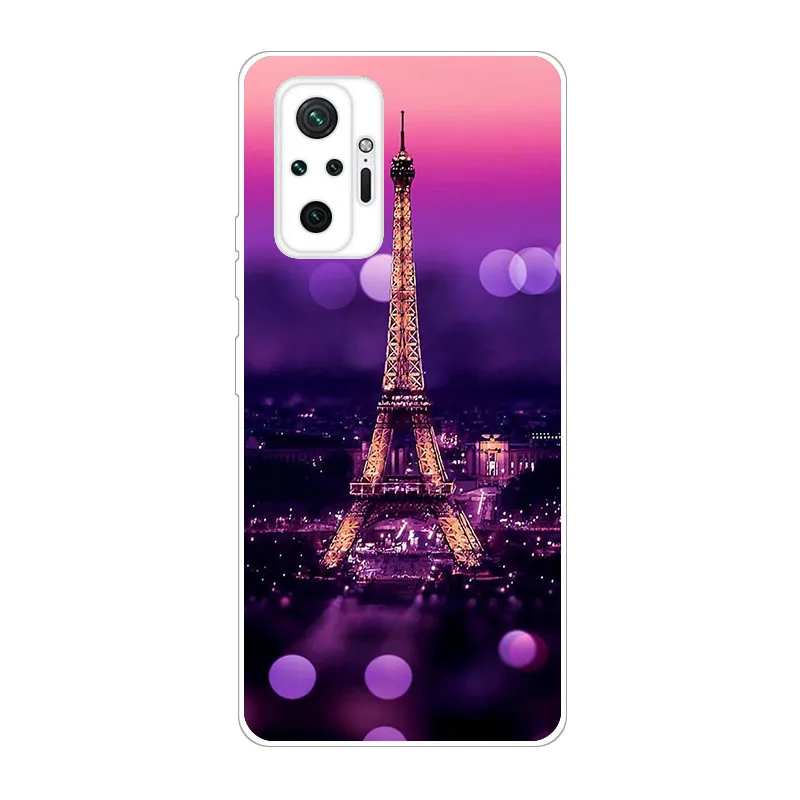 For Xiaomi Redmi Note 10 Case 6.43\'\' Transparent Soft TPU Phone Cover for Redmi Note 10 Pro Cases Note10 4G Silicone Clear Bumpe