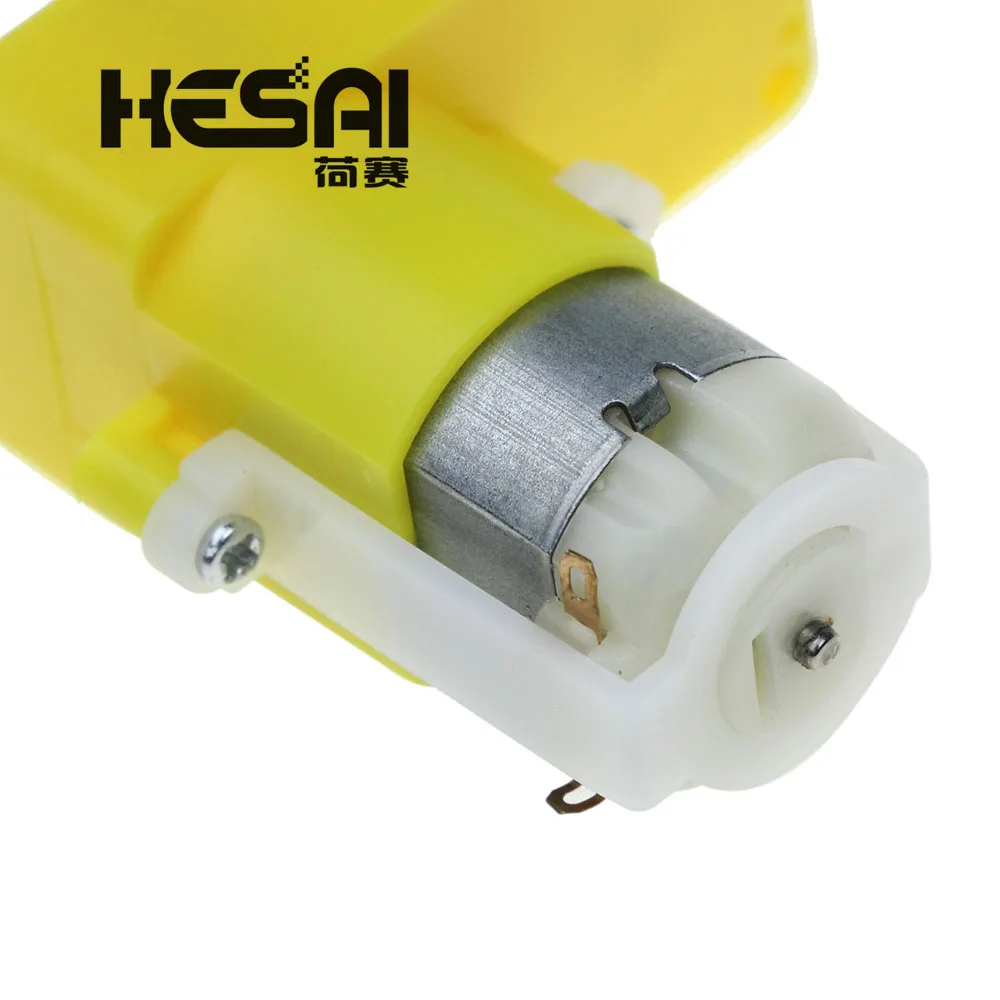 قطعة واحدة محرك TT/محرك التباطؤ/علبة التروس/محرك موجه تيار مستمر لعبة سيارة روبوت 6 فولت بيند من الترس الأحادي المحوري #3