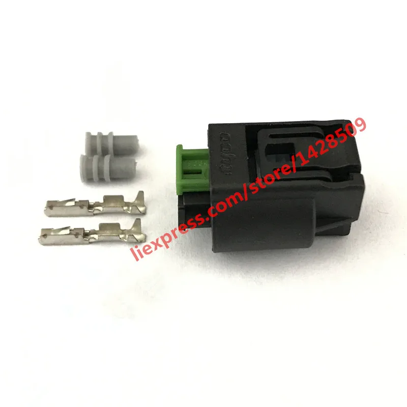 1 Pcs 2 Pin Female Tyco 968405-1 Fuel Injector Auto Plug 1-967644-1 Sensor Connector For BWM Porsche Benz