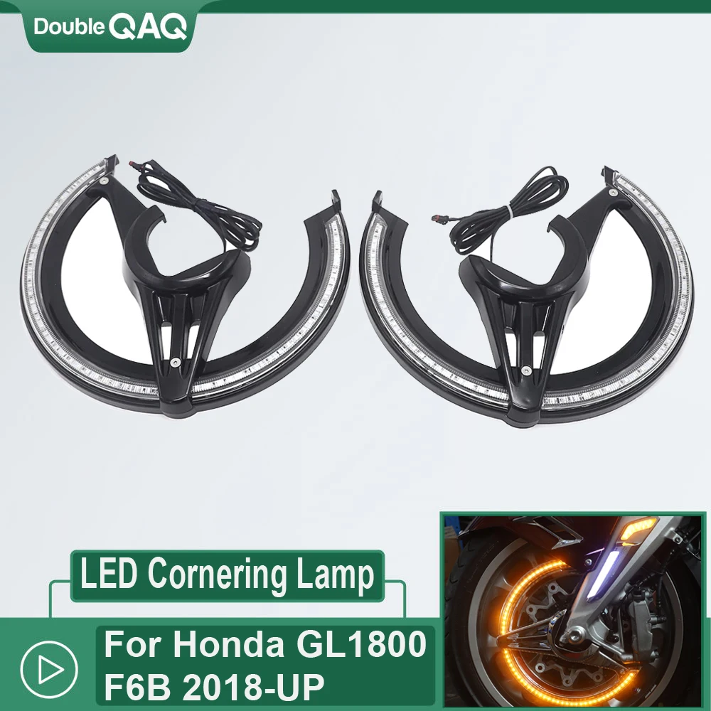 

New 2018 2019 2020 For Honda GL1800 Goldwing GL 1800 Motorcycle Accessories Light Brake Disc Rotors Covers LED Cornering Lamp