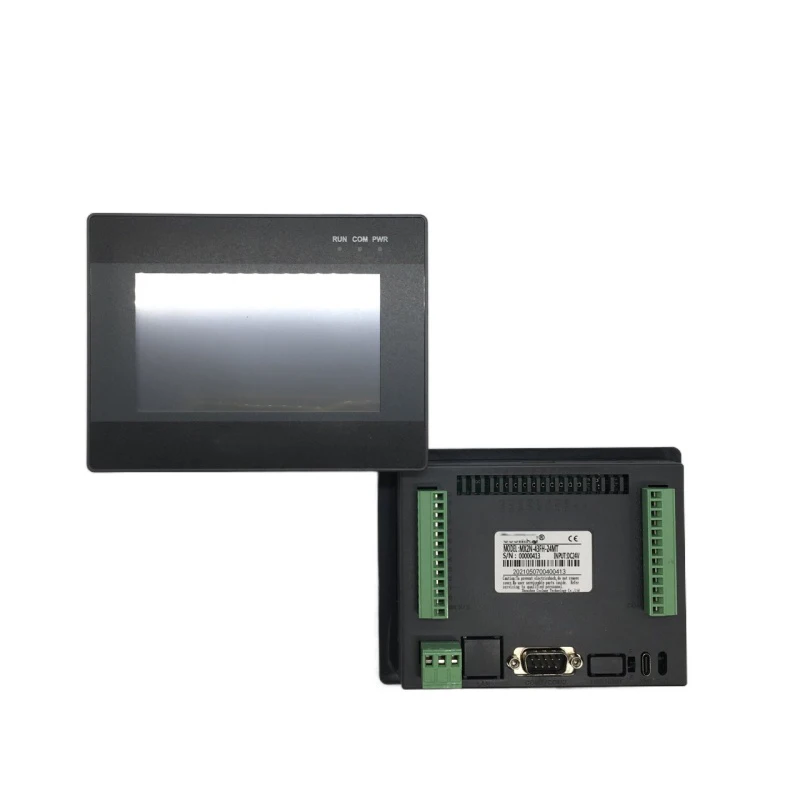

Интегрированный контроллер ЦП HMI PLC все-в-одном 7 дюймов, 7-дюймовая сенсорная панель, цифровой транзисторный выход 24 В постоянного тока 24DI 20DO RS232 RS485 FX2N