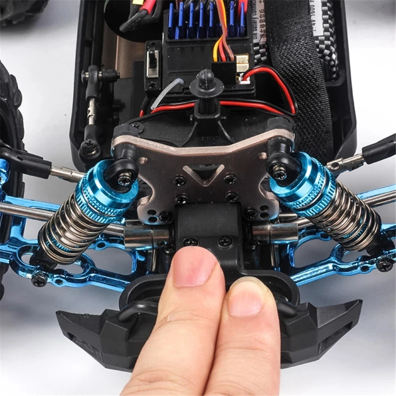 4WD Brushless Off-road Racing RC Car Toy 1:14 70KM/H Hydraulic Shock Absorber Alloy Skeleton High Speed Remote Control Car Model