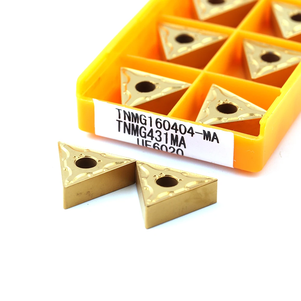 Ferramentas de torneamento de metal, ferramentas de torneamento tnmg160404 ma vp15tf ue6020 usmelhor, ferramenta de máquina de torno cnc, inserção de torneamento com 10 peças