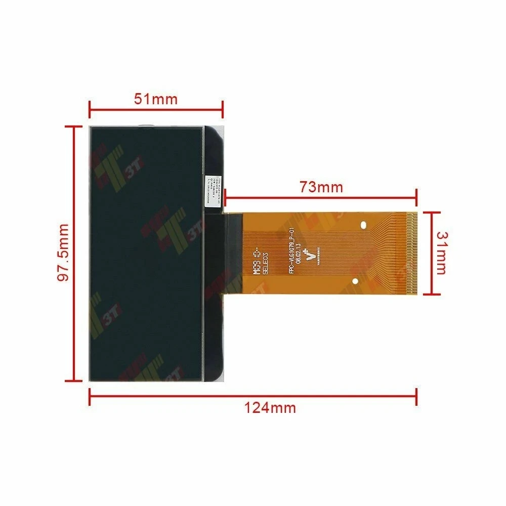 Dashboard LCD Display for Mercedes Vito Viano W639 Instrument Cluster