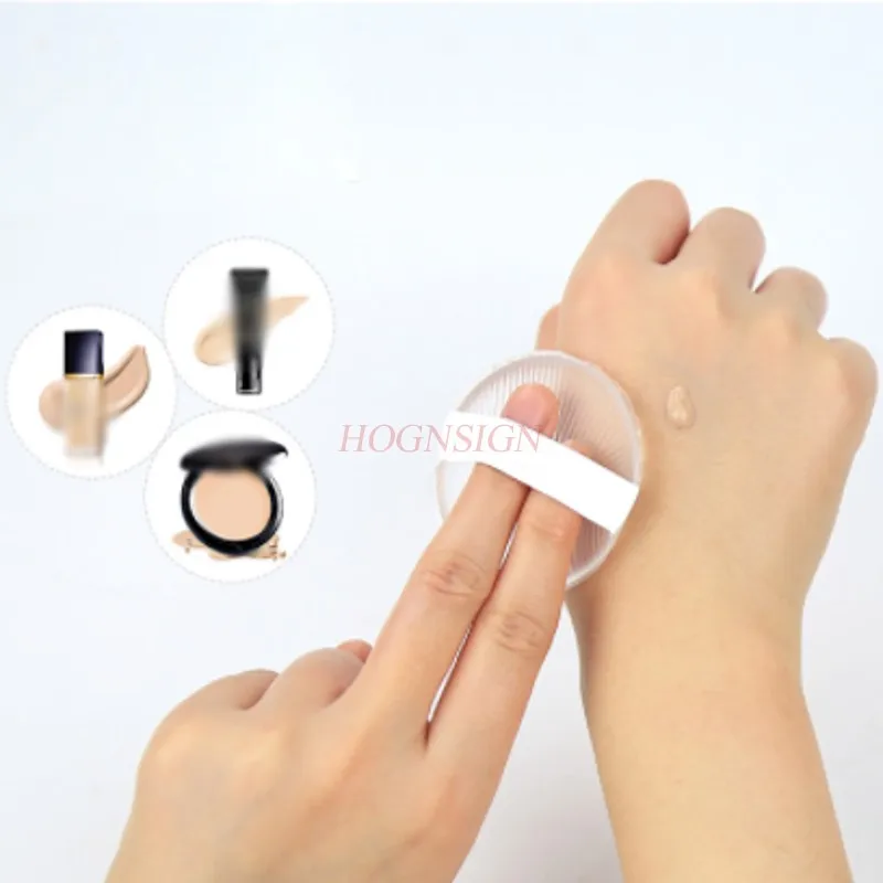 2-częściowy kremowy Puff na poduszkę powietrzną Bb Okrągły przezroczysty silikonowy Puff Bawełniana gąbka na mokro i na sucho Wyprzedaż