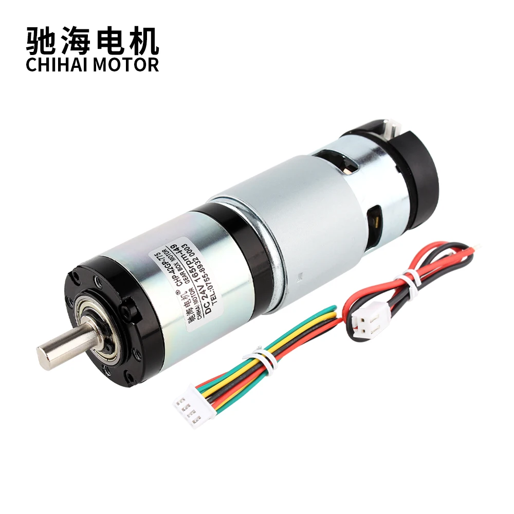 

42GP-775 24V 775 High Torque DC Gear Motor With 42mm Planetary Gear Box Encoder Motor For Fan Hair Dryer Motor Treadmill Motor