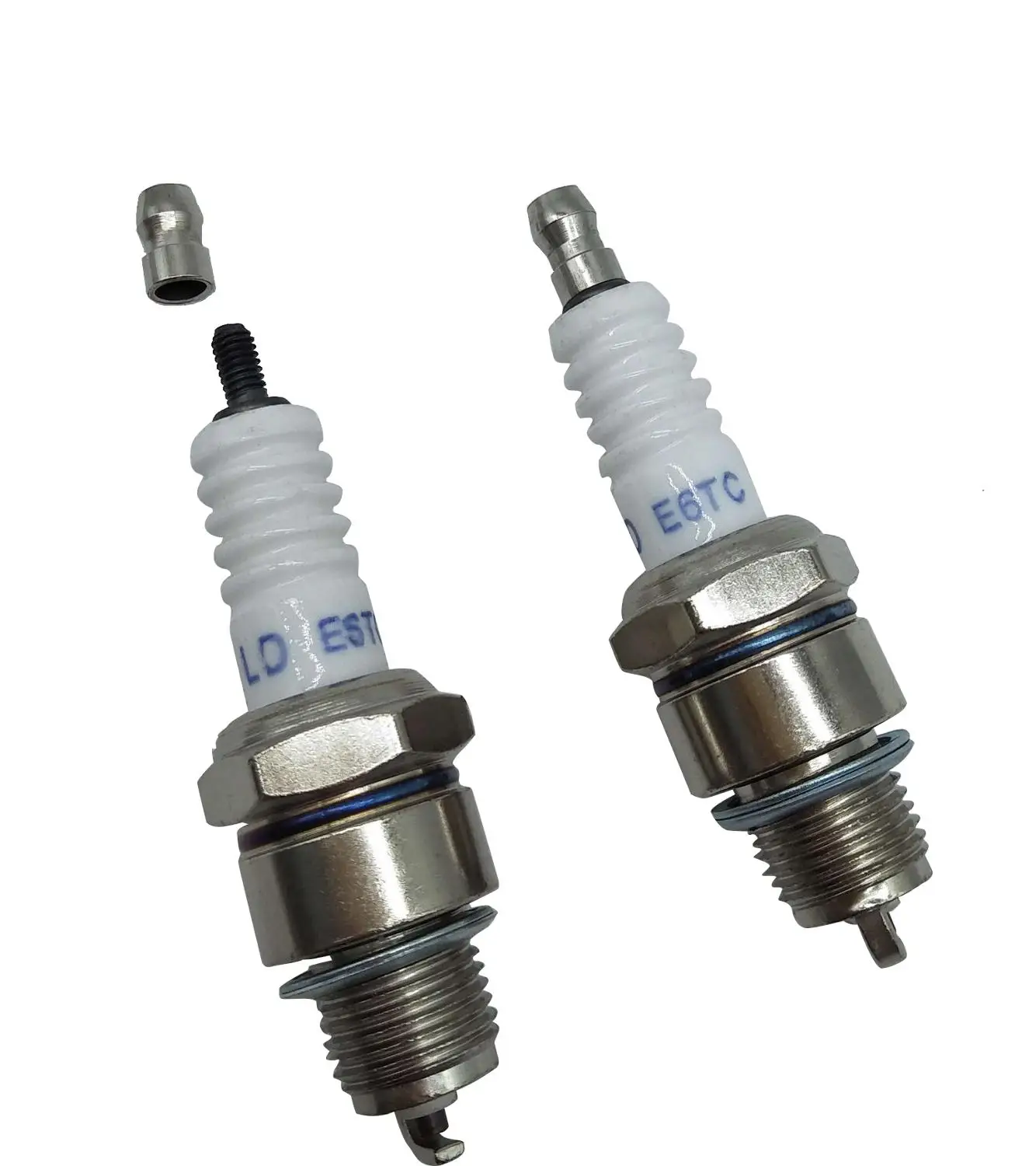 A245-1 nova vela de ignição da motocicleta e6tc bp6hs para yamaha pw50 pw80 pw60 lt50 lt80 d15 ignição da motocicleta bosch w175t35 w175t7