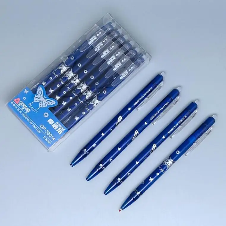 36 pcs/lot Kawaii Prince Erasable Press Gel Pen Cute Blue ink Neutral Pens Promotional Gift Stationery School Supplies