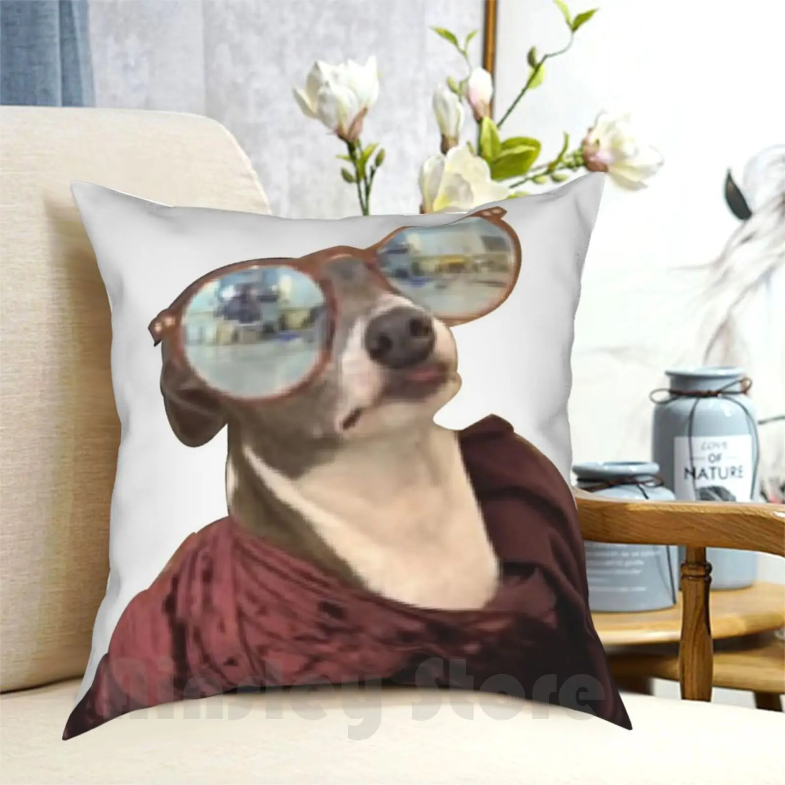 Sunglasses-Jenna Marbles Pillow Case Printed Home Soft Throw Pillow Jenna Marbles Cermet Sunglasses Sunglasses Jenna