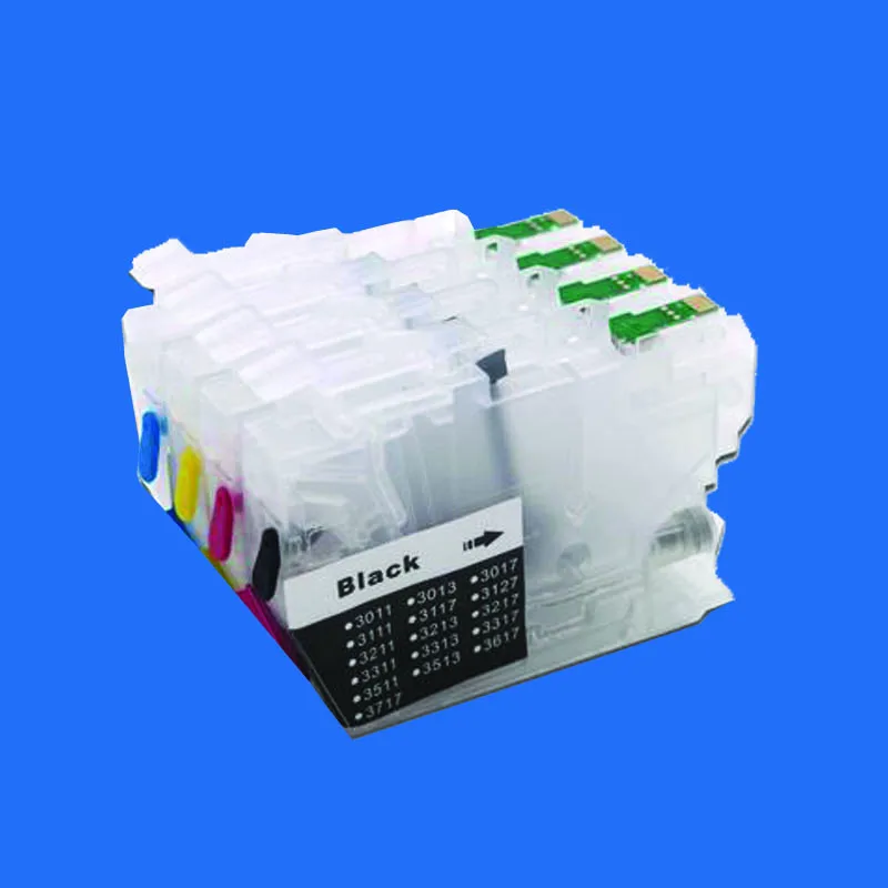 YOTAT Refillable Ink Cartridge LC3311 LC3313 with Chip for Brother DCP-J772DW MFC-J491DW MFC-J890DW