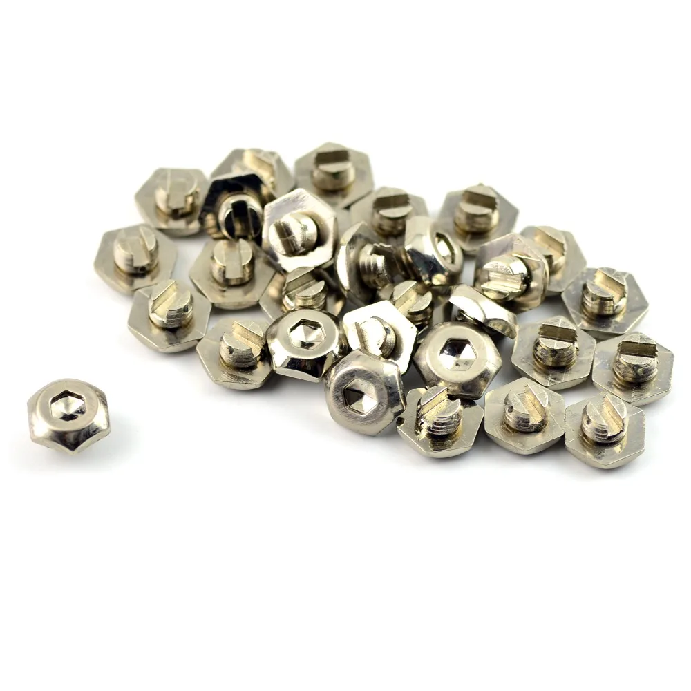 100pcs Various Sizes Wheel Rivets Nuts For Rim Cap Lip Screw Bolt Tires Decoration Replacement Car Parts