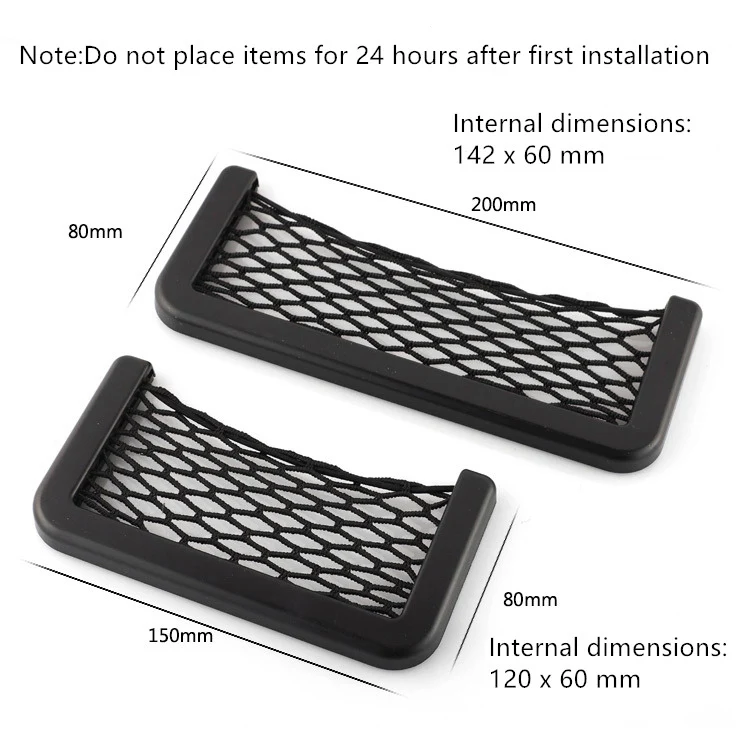 Car Storage Bag Net Pocket Phone Holder Stiker for BMW G30 E53 E60 E61 E63 E65 E81 E82 E87 E90 E91 X5 E46 F30 E70 M Accessories