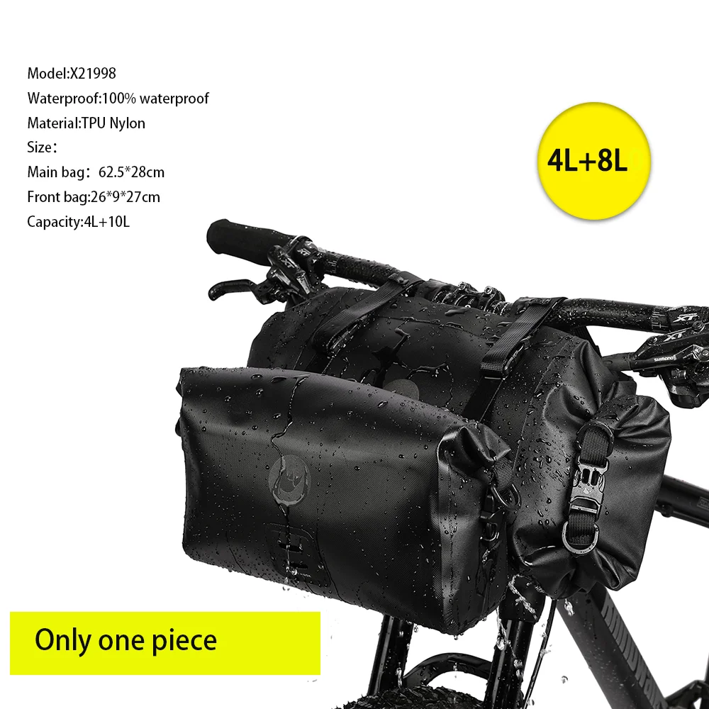 Rhinowalk Fahrrad Tasche Set Oder 1 stück Wasserdichte Lenker Pannier Taschen Rahmen Top Rohr Tasche MTB Sattel Tasche Lange Abstand radfahren