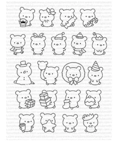 Animal Transparent Clear Stamps for DIY Scrapbooking/Card Making Fun Decoration Supplies  A0117