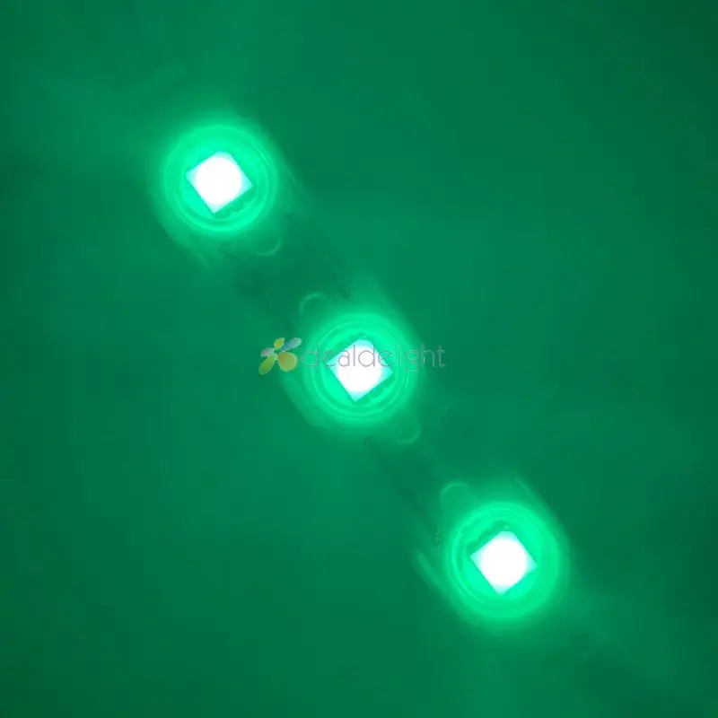 20pcs/lot 5050 RGB Injection LED Module 0.72W 66lum 12V 7515 Waterproof Color Changeable Led Modules Lighting For Backlight