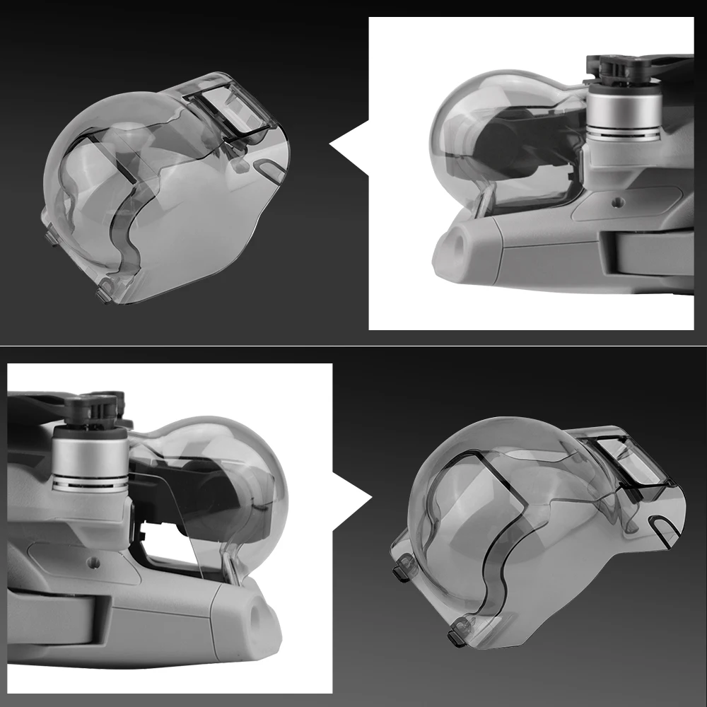 Tapa protectora de lente para DJI Mavic Air 2, cubierta protectora estabilizadora de cardán, capó a prueba de polvo para accesorios de Dron Mavic Air 2