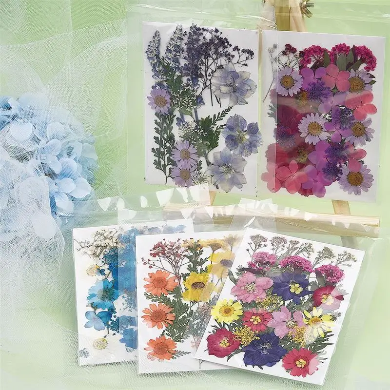 1 Pack Dried Flowers UV Resin Flower Stickers Dry Beauty Decal For DIY Epoxy Resin Filling Jewelry Decoration 2020 New