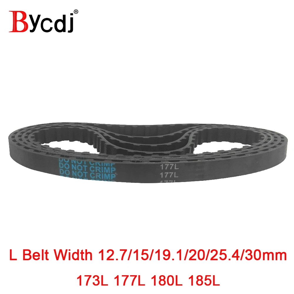 

Trapezoid L Timing belt C=173/177/180/185 Width 050/12.7mm 075/19.1mm 25.4mm Synchronous Belt 173L 177L 180L 185L