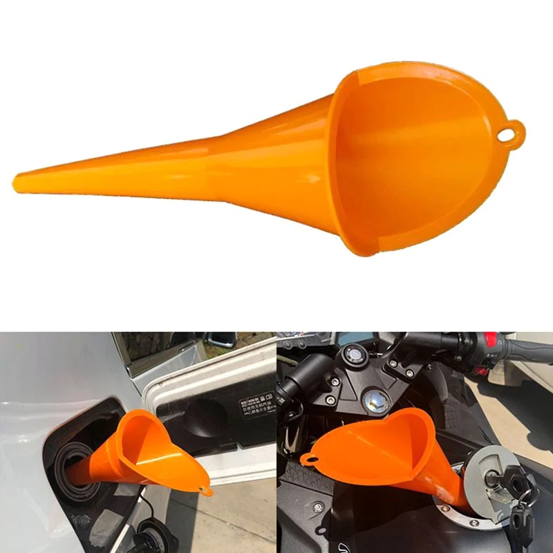 1 Pc Car Long Oil Funnel Oil Gasoline Diesel Multi-function Plastic Funnel Motorcycle Auto Accessories Free Walking Oil Funnel