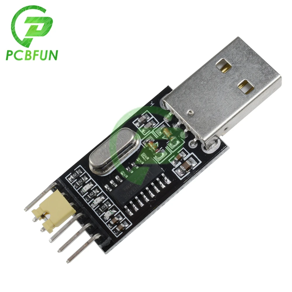 2pcs USB to TTL Converter UART Module CH340G 3.3V 5V Switch CH340 Module replace Pl2303 CP2102 USB To RS232TTL Converter Adapter