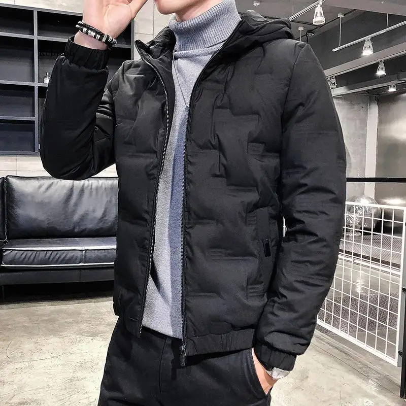 Winter Men\'s Coat High Quality White Jackets Men Casual Thicken Jacket Coats Man Size M-5Xl