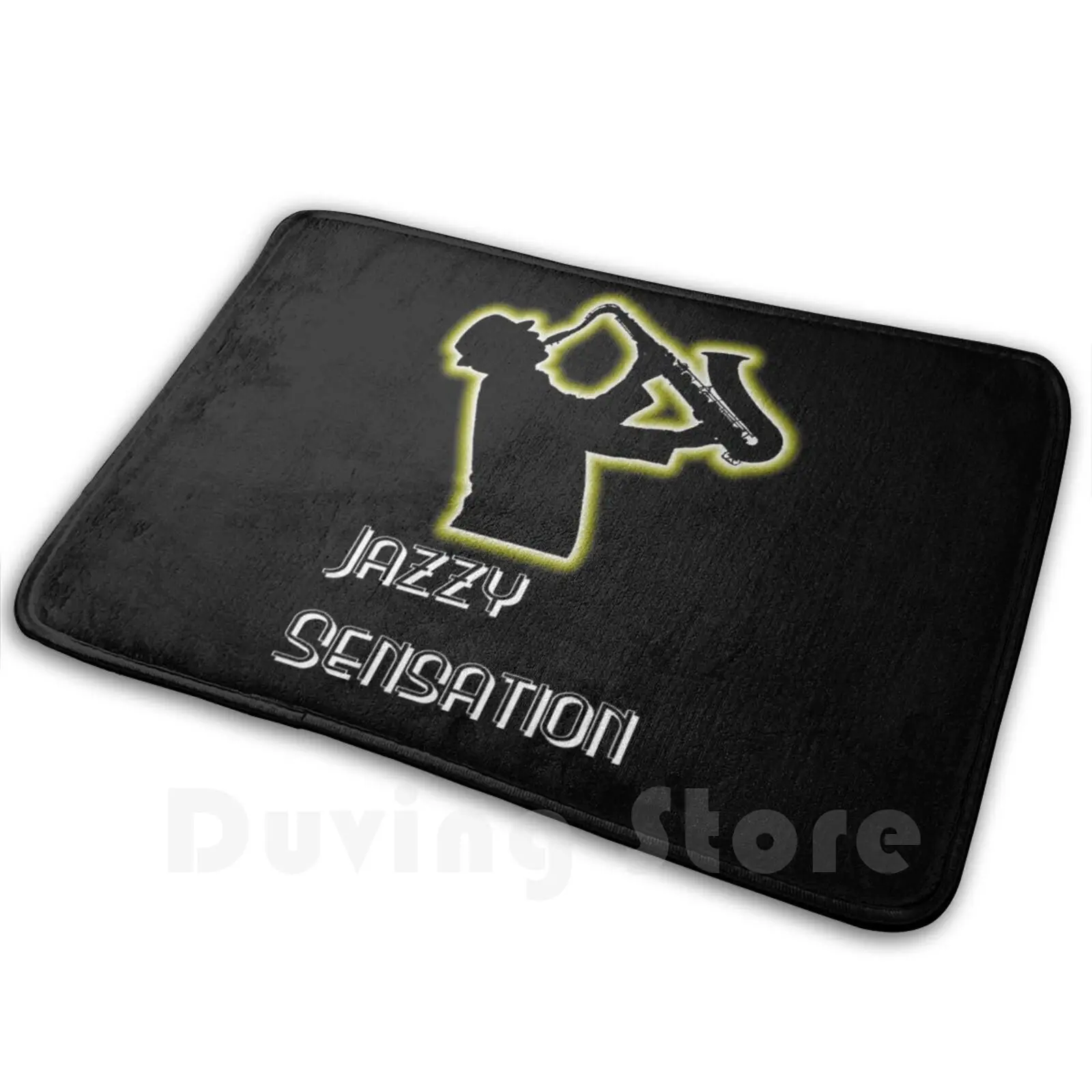 Jazzy Sensation Carpet 1250 Carpet Jazz Music Sax Horn Player Artist