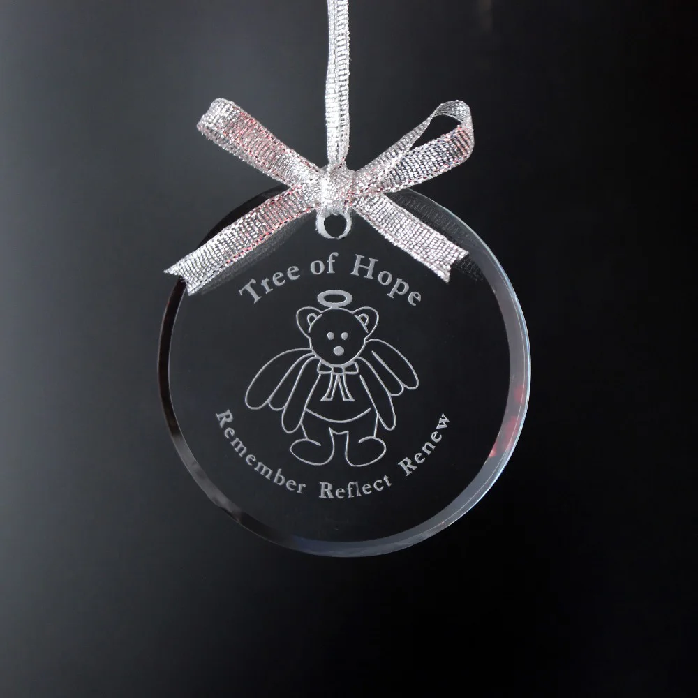 

20PCS/LOT Clear Crystal Hanging Heart Ornament Christmas Gifts Tree Party Decoration