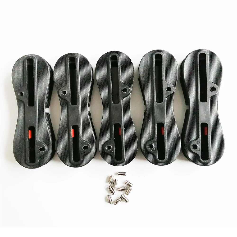 5 Boxes Fusion Fin Box 1 Center + 4 Side Surfboard Fins Surf Fin Compatible for FCS/ 2 Plugs 0 + 5 + 9 Degree Fusion Fin Plug