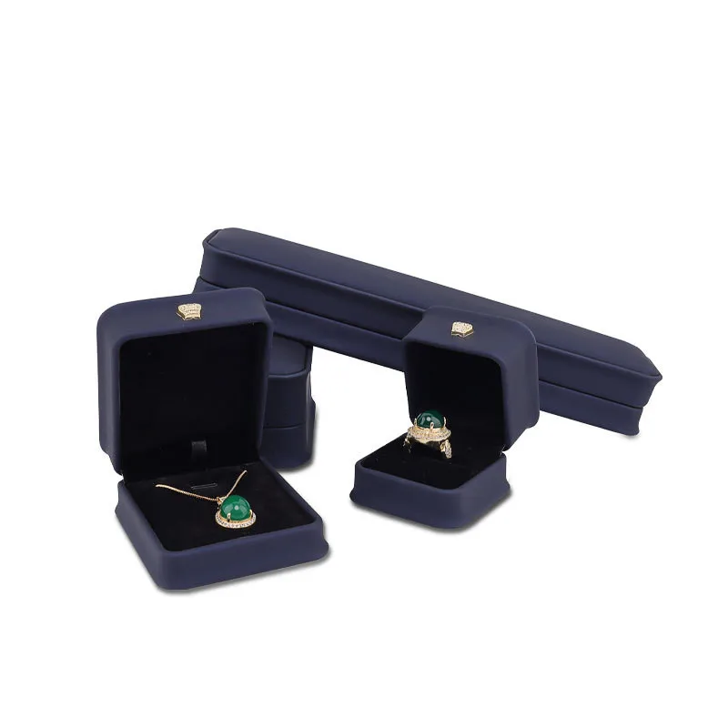 Women Jewelry Gift Box Necklace Storage Box Ring Show Stand Long Chain Organizer Jewelry Packing Bags  Jewelry Display Set Box