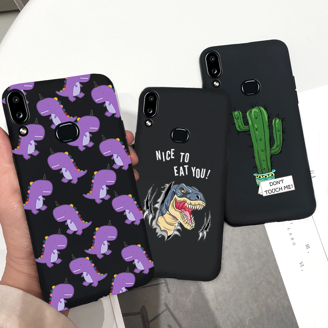 For Samsung Galaxy A10S Phone Cover Silicone Flower Case For Samsung A10 S A10s  A 10 10S A105F A107F TPU Bumper Shell For Girls