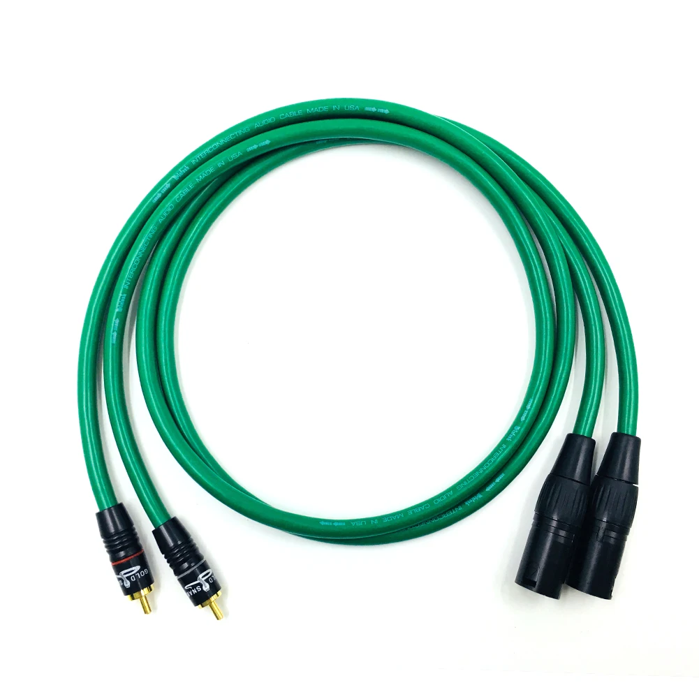 Colleimage Free shiping MCINTOSH 2328  Pure Copper HiFi Audio cable HIFI Audio Amplifier CD DVD player RCA interconnect