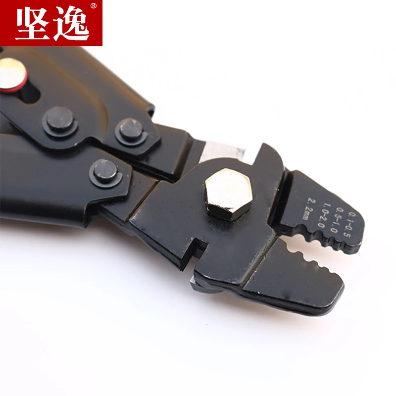 Fishing Crimping Pliers Wire Rope Crimper Hand Crimping Tools Set For Copper And Aluminum Oval Sleeves From 0.1mm-2.2mm