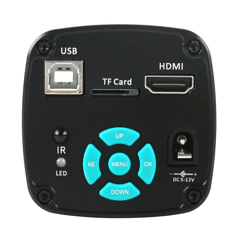 Imagem -03 - Hdmi Usb Zoom Industrial 180x 300x Sistema de Trabalho da Câmera do Microscópio de Vídeo para a Solda Precisa do Telefone do Relógio do Pwb 1080p 2k 48mp 4k