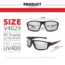 Photochromic Polarized Sunglasses #6