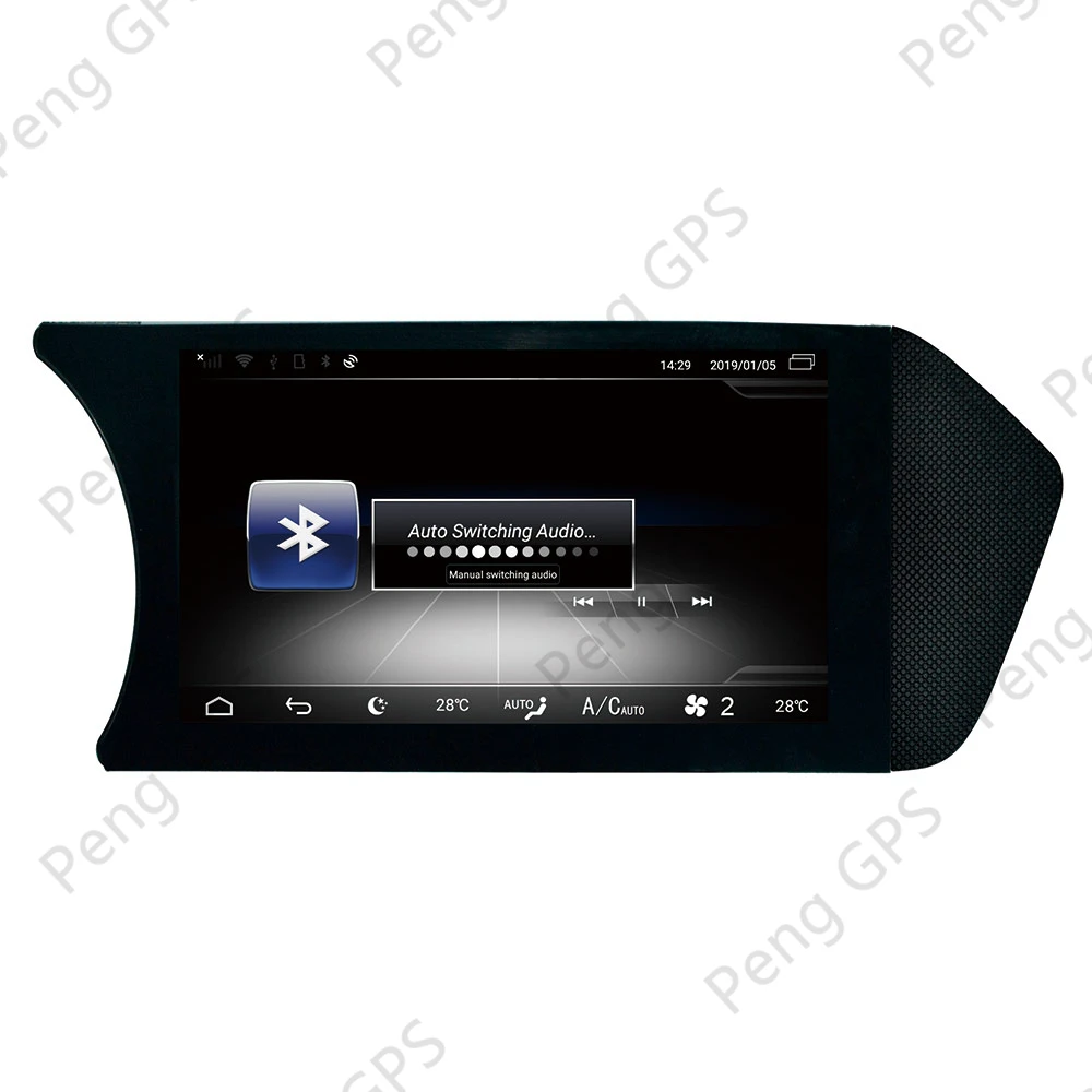 8.8 inch Car Radio Multimedia Player For Mercedes-Benz C C204 2011-2014 Android 13 CarPlay Stereo Screen GPS Navigation Host DSP