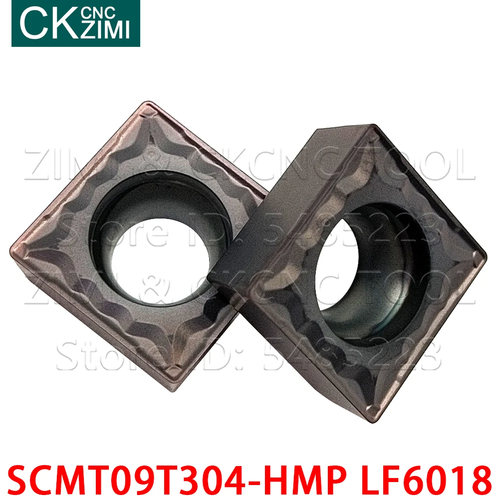 10 قطعة SCMT09T304-HMP LF6018 SCMT 09T304 HMP LF6018 كربيد الخارجية تحول أداة CNC المعادن مخرطة أداة ل الفولاذ المقاوم للصدأ