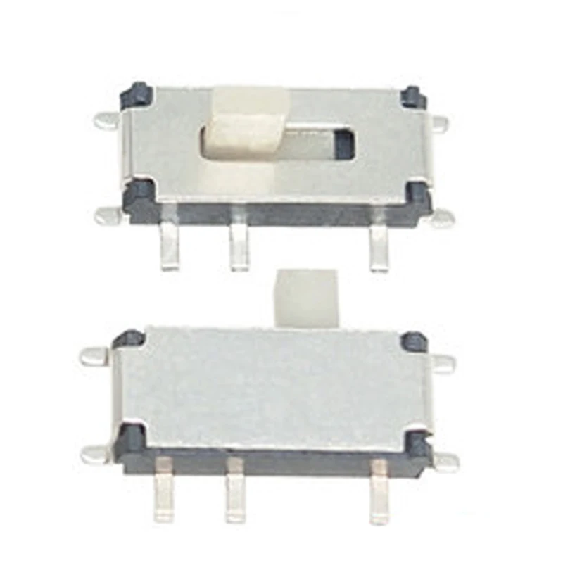 10pcs MSK12C01 MSK-12C01 micro slide switch power supply switch small pull switch 7 p 7 needle miniature toggle switch MSK12C02