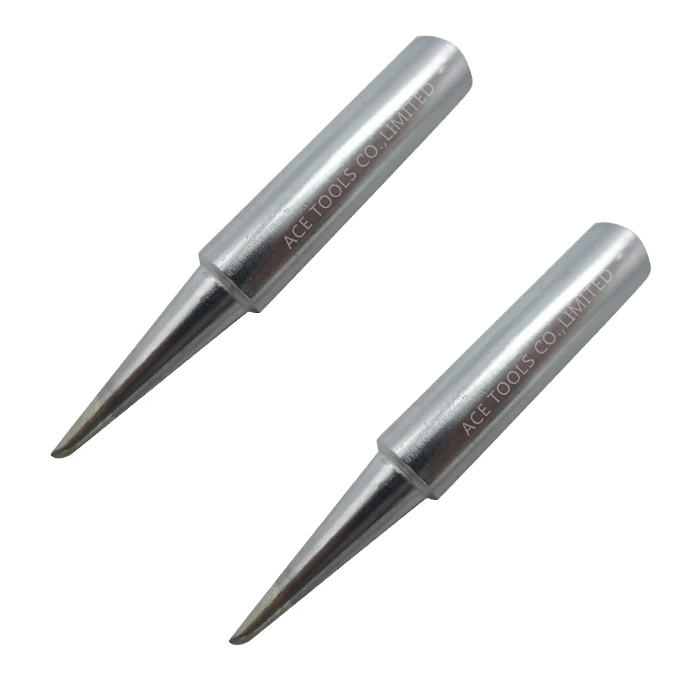 Punta de soldadura de T18-C13 cónica, 1,3mm, 0.051 ", ajuste HAKKO FX-888, FX-888D, FX-8801, boquilla de hierro sin plomo, mango de lápiz, broca