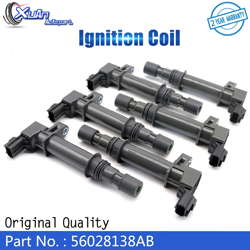 XUAN Ignition Coil 56028138AB For Chrysler Aspen Dodge Dakota Durango Nitro Ram Jeep Commander Mitsubishi Raider UF270