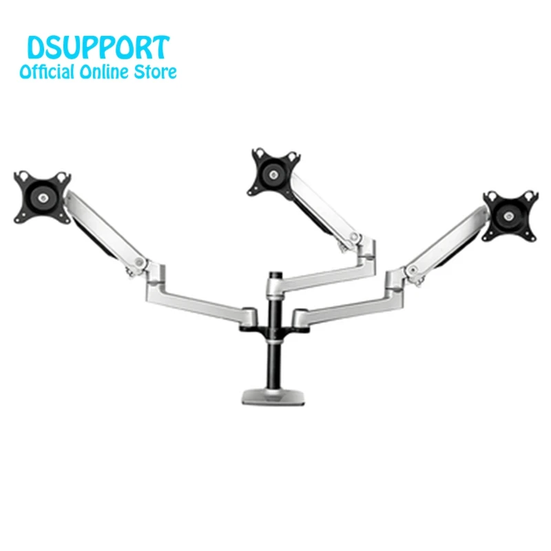 New Arival Desktop Full Motion 17-24 inch Triple Monitor Holder Mount Ultra-long arm triple Monitor Holder Mount Arm