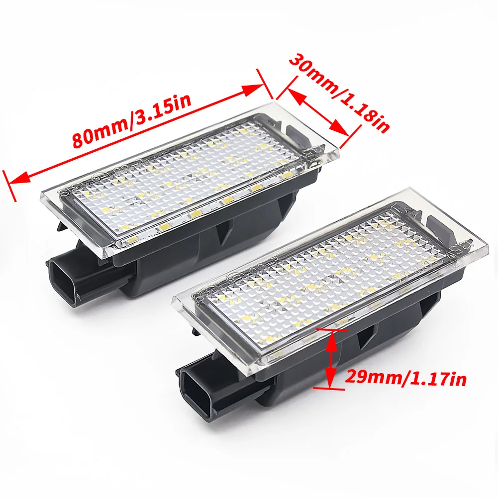 2017 Hot LED License Plate Light Lamp for RENAULT Modus / Grand Modus / Scenic II 5D / Scenic III 5D / ZOE