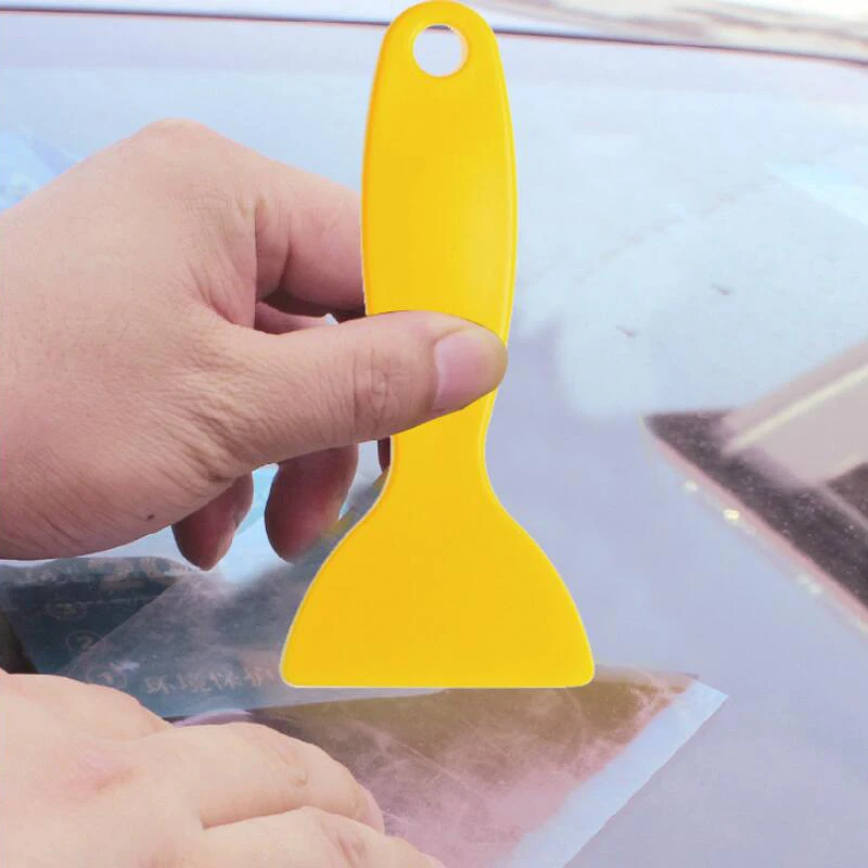 10pcs Plastic Scraper Car Auto Cleaning Tool Window Cleaner Windshield Snow Shovel Glass Water Glue Remove Wiper Squeegee Knife