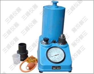 STZ direct reading air permeability tester / determination of air permeability of molding sand