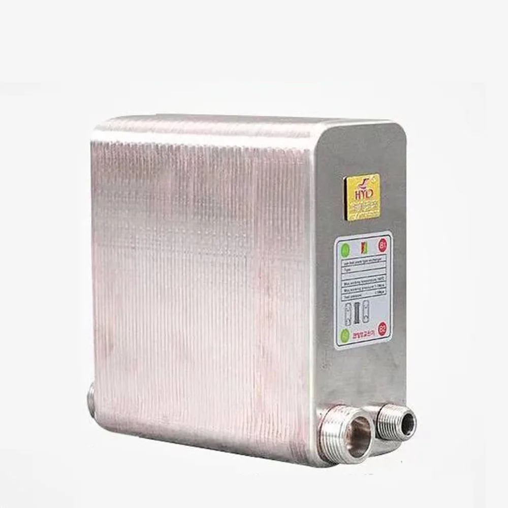 80 Plates Stainless Steel Heat Exchanger Brazed Plate Type Water Heater Chiller Cooler Counter Flow Chiller