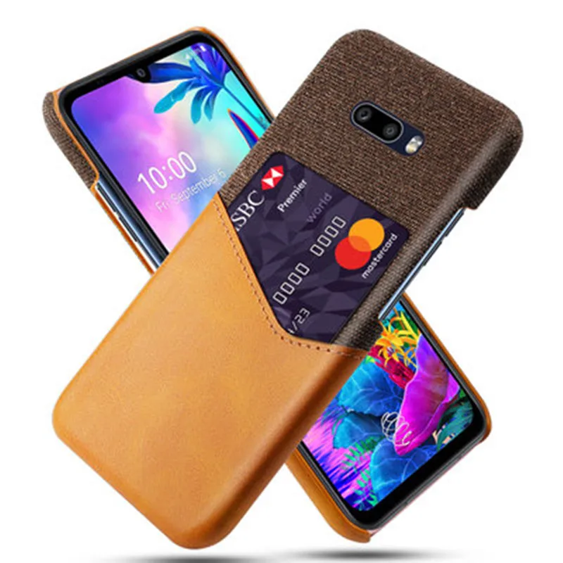 PU Leather Phone Case for LG Velvet Back Cover, Two-tone Hard PC, Fall Prevention, Fashion, G8, G7, ThinQ