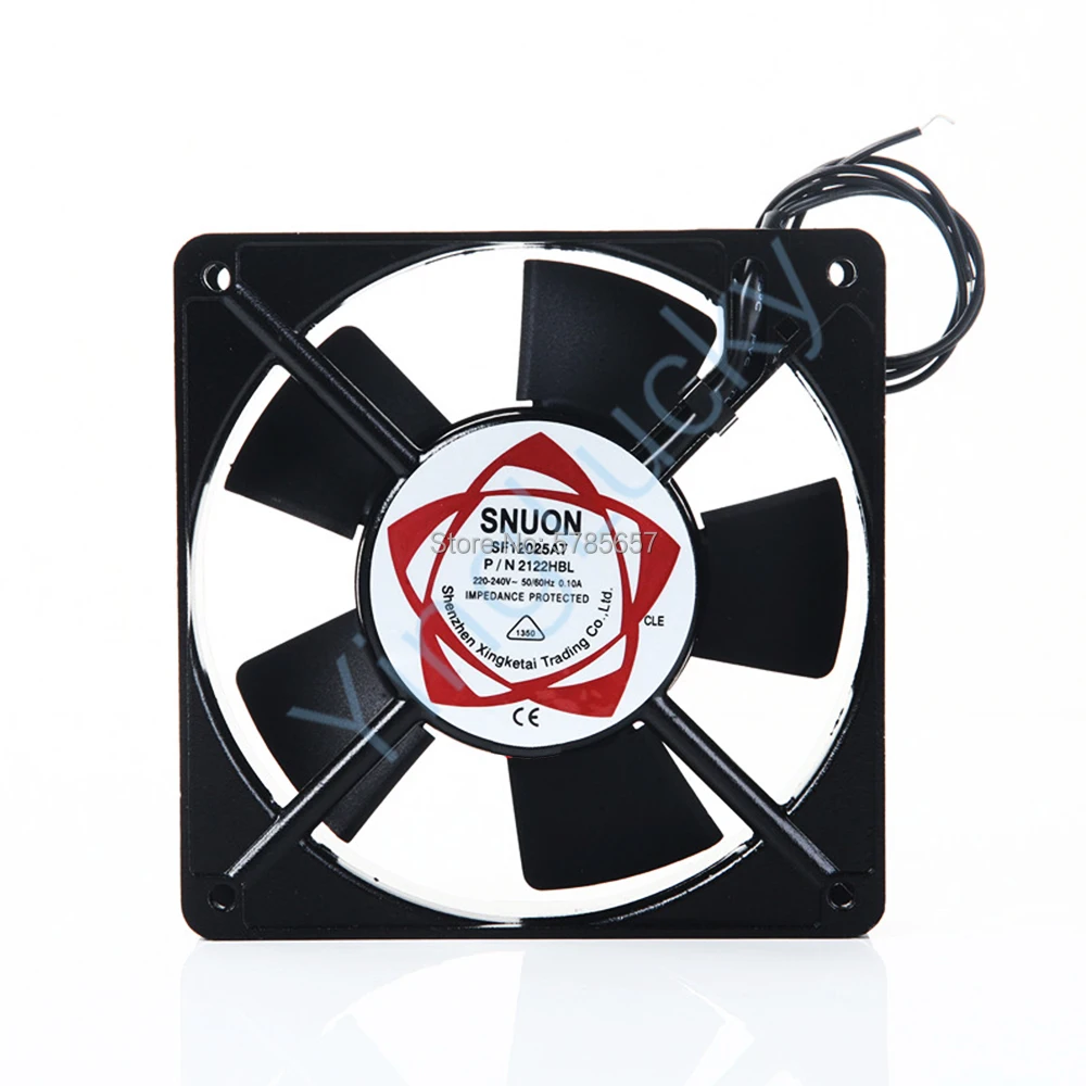 Arcade Cooling Fan with Iron Net, Square Metal Frame, Cabinet Fan for Crane Game Toy, Doll Machine Accessories, 120mm, AC 220V