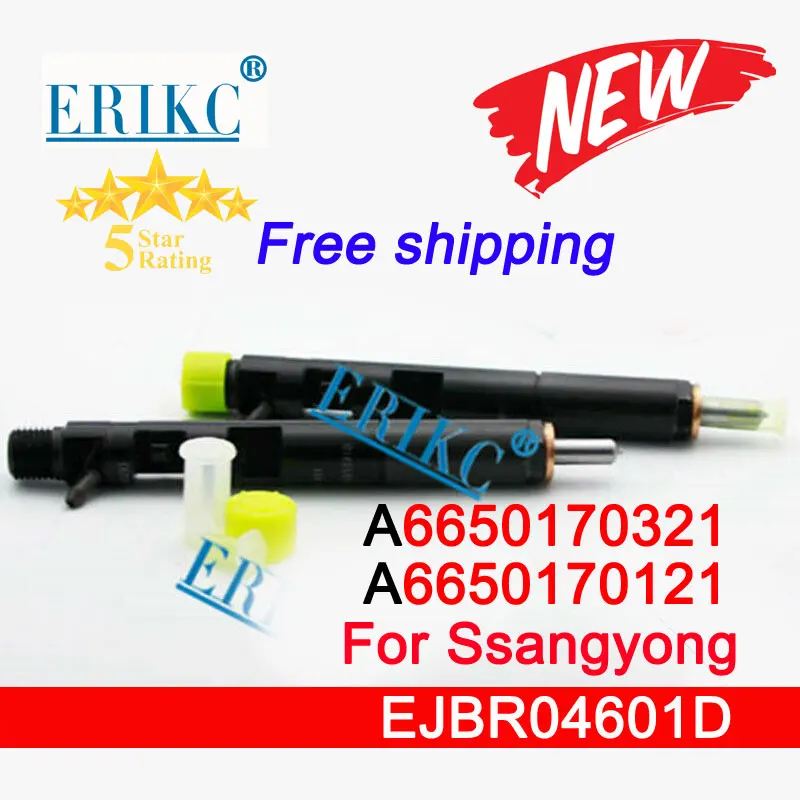 EJBR04601D A6650170121 Diesel Common Rail Fuel Injector EJB R04601D Nozzle Assy For 6650170321 SSANGYONG Kyron REXTON 2.7