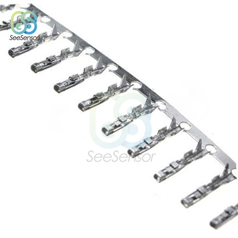 100 pezzi maschio 100 pezzi passo femmina 2.54mm fila singola Dupont Reed Dupont ponticello cavo cavo Pin terminale connettore